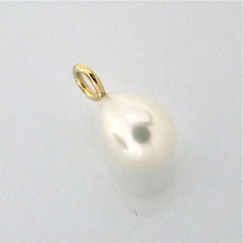 Hvid ferskvandsperle (vedh.)  Hvid ferskvandsperle (vedh.)