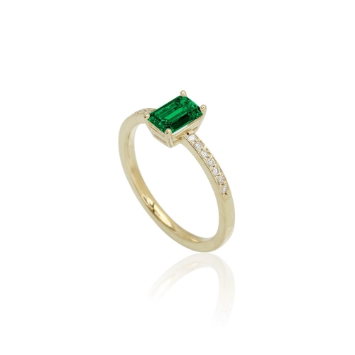 FINE EMERALD CUT-lab. FINE EMERALD CUT-lab.