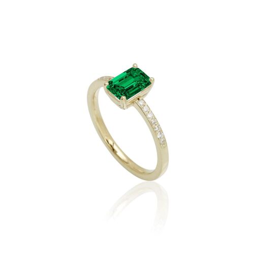 FINE EMERALD CUT-lab. FINE EMERALD CUT-lab.