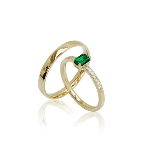 Fine Emerald Cut-lab. Fine Emerald Cut-lab.