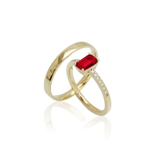 Fine Emerald Cut-lab. Fine Emerald Cut-lab.