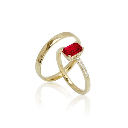 Fine Emerald Cut-lab. Fine Emerald Cut-lab.