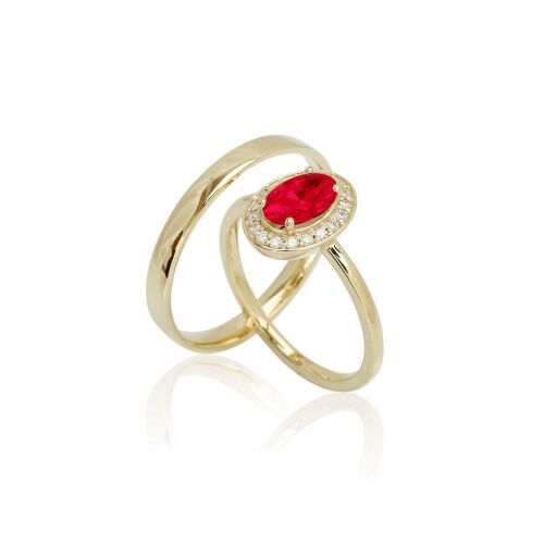 HALO OVAL CUT-lab. HALO OVAL CUT-lab.