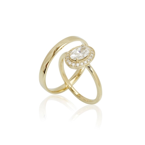 HALO OVAL CUT-lab. HALO OVAL CUT-lab.